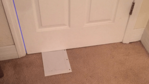 Note under the door